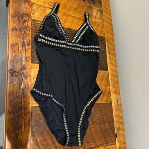 La Blanca One Piece Swim, Black, Women’s 4